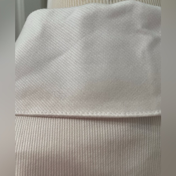 Talbots White Cotton Button-Down Shirt Top - Picture 5 of 8